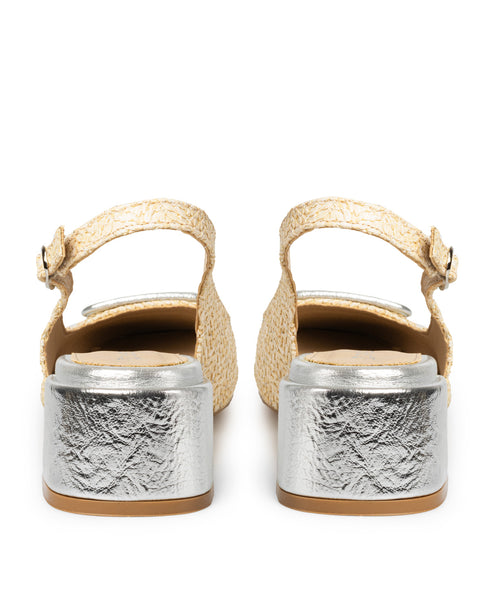 Zapatilla Yute Slingback Hebilla 4581